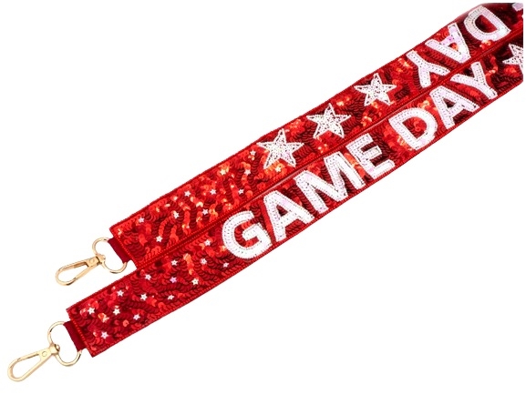 Red & White Game Day Purse Strap