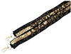 Black & Gold Game Day Purse Strap