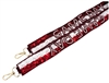 Alabama Burgundy & White Game Day Purse Strap