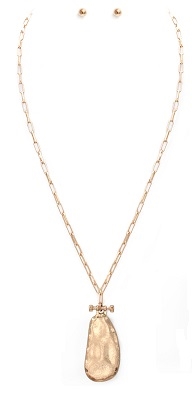 Hammered Chain Necklace