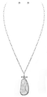Hammered Chain Necklace