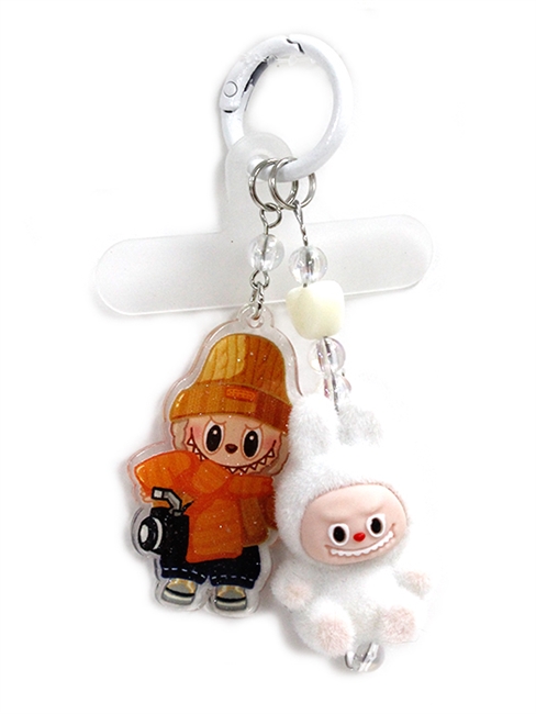 Character Doll Keychain & Phone Holder