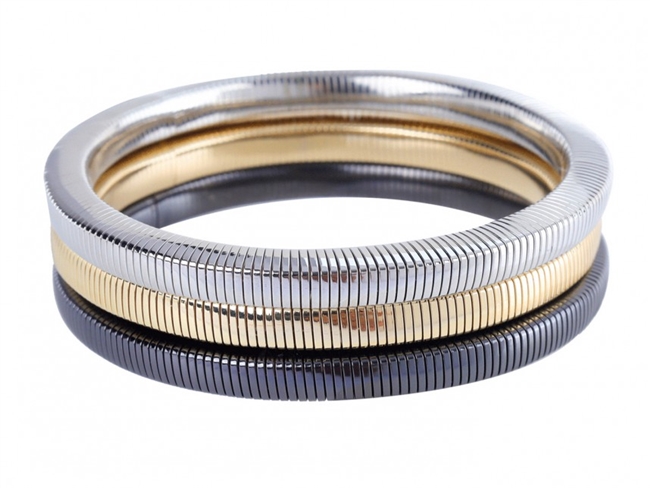 3 Pc Snake Stretch Bracelet