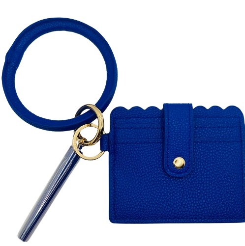 Leather Keychain Wristlet