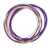 Guitar String Bracelets-Purple & Gold