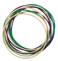 Guitar String Bracelets-Mardi Gras