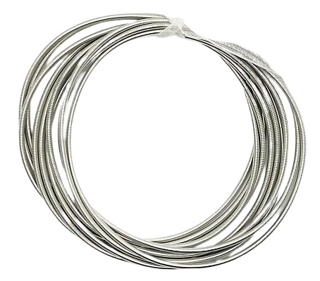 Guitar String Bracelets-Silver