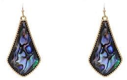 Abalone Drop Earrings