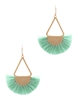 Fan Tassel Hook Earring