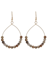 Beaded Teardrop Earrings