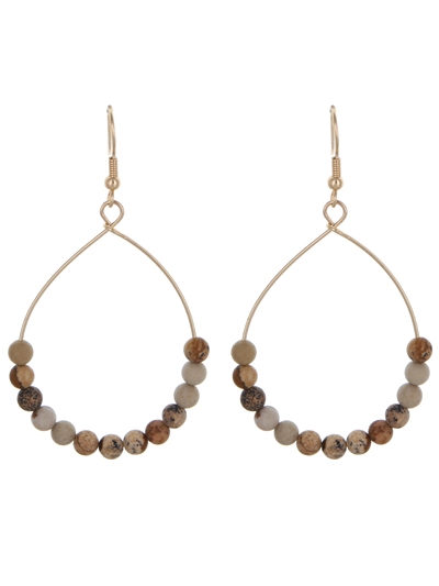 Beaded Teardrop Earrings