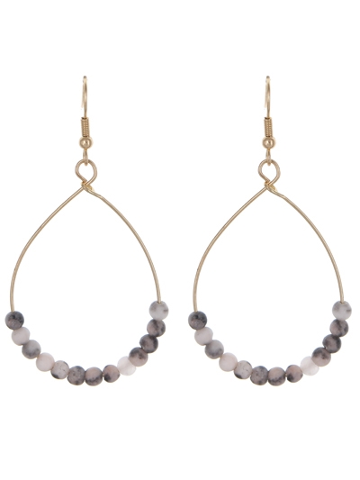 Beaded Teardrop Earrings