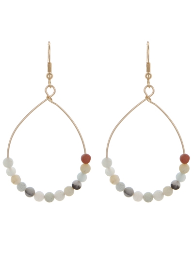 Beaded Teardrop Earrings