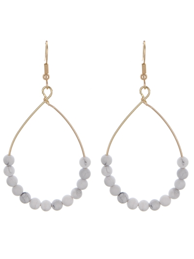 Beaded Teardrop Earrings