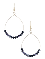 Beaded Teardrop Earrings