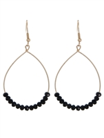 Beaded Teardrop Earrings