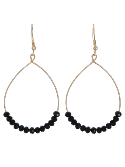 Beaded Teardrop Earrings