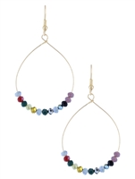 Beaded Teardrop Earrings