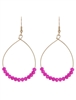 Beaded Teardrop Earrings