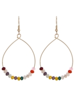 Beaded Teardrop Earrings