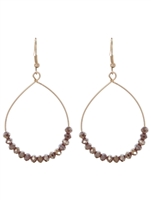 Beaded Teardrop Earrings