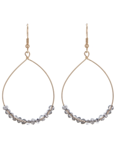 Beaded Teardrop Earrings