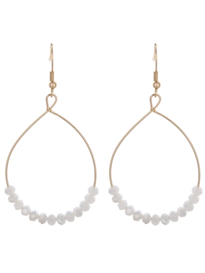 Beaded Teardrop Earrings