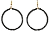 Beaded Hoop Earrings