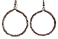 Beaded Hoop Earrings