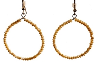 Beaded Hoop Earrings