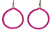 Beaded Hoop Earrings