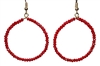 Beaded Hoop Earrings