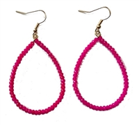 Beaded Teardrop Earrings