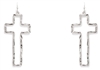 Metal Cross Earrings