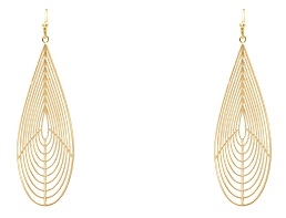 Ornate Teardrop  Fillagree Earrings