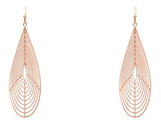 Ornate Teardrop  Fillagree Earrings