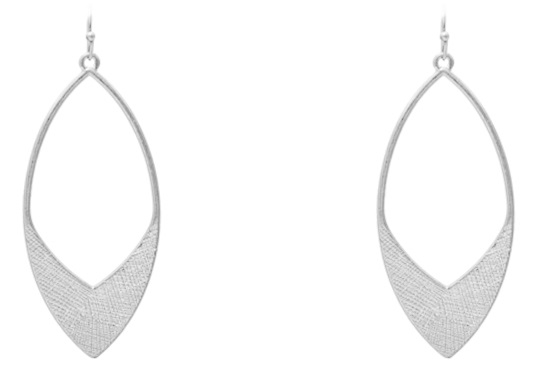 Textured Drop Earring