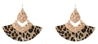 Leopard Hinge Earrings