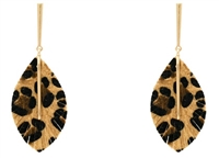 Leather Post Earring