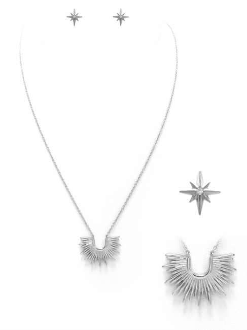 Sunburst Necklace Set