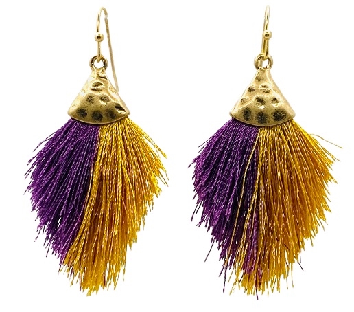 Mini Tassel Hook Earrings