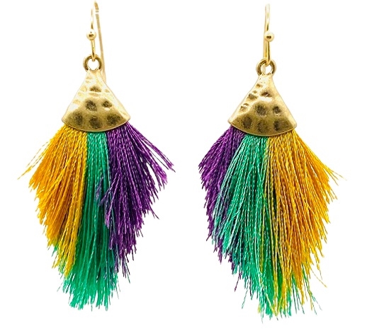 Mini Tassel Hook Earrings