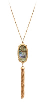 Abalone Pendant Chain Necklace