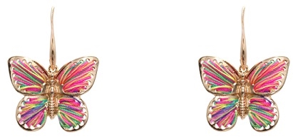 Threaded Butterfly Earrings