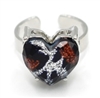 Heart Shape Adjustable Ring