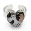 Heart Shape Adjustable Ring