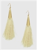 Slim Tassel Drop Earrings