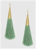 Slim Tassel Drop Earrings