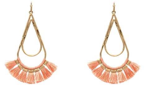 Double Teardrop Tassel Earring