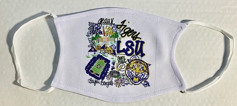 LSU Tigers Facemask W/ Filters